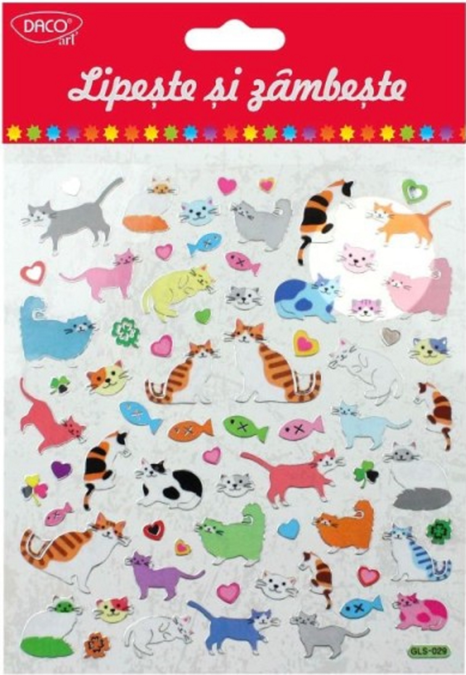 Set stickers - Lipeste si zambeste - Pisici | Daco