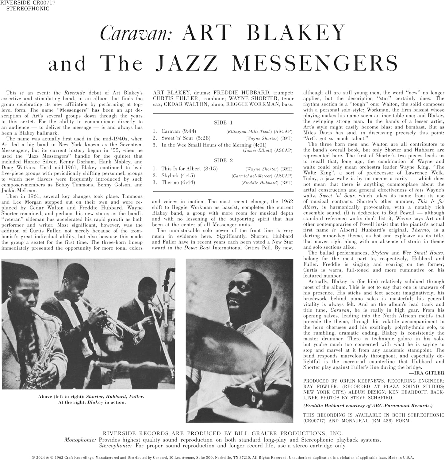 Caravan - Vinyl | Art Blakey & The Jazz Messengers