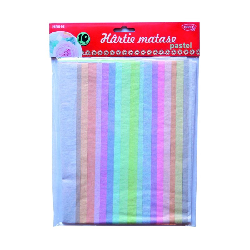 Set 10 coli - Matase pastel - Multicolor | Daco