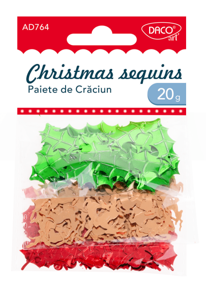 Accesorii craft - Paiete de Craciun | Daco - 1 | YEO