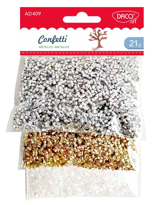 Accesorii craft - Conffetti metalice - Multicolor | Daco