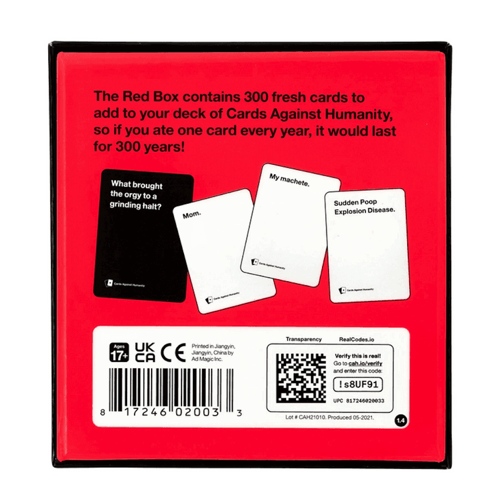 Extensie - Cards Against Humanity: Red Box | Cards Against Humanity - 2 | YEO