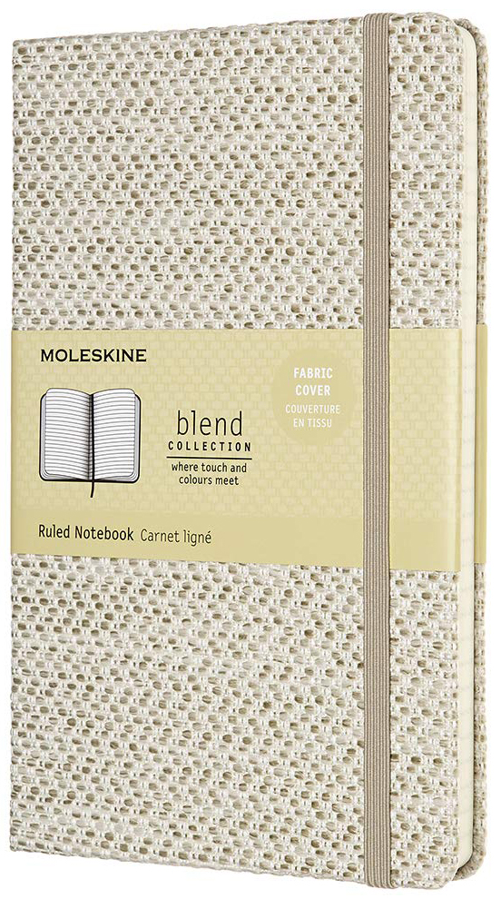 Carnet - Moleskine Blend Limited Collection Notebook, Large, Ruled, Beige | Moleskine