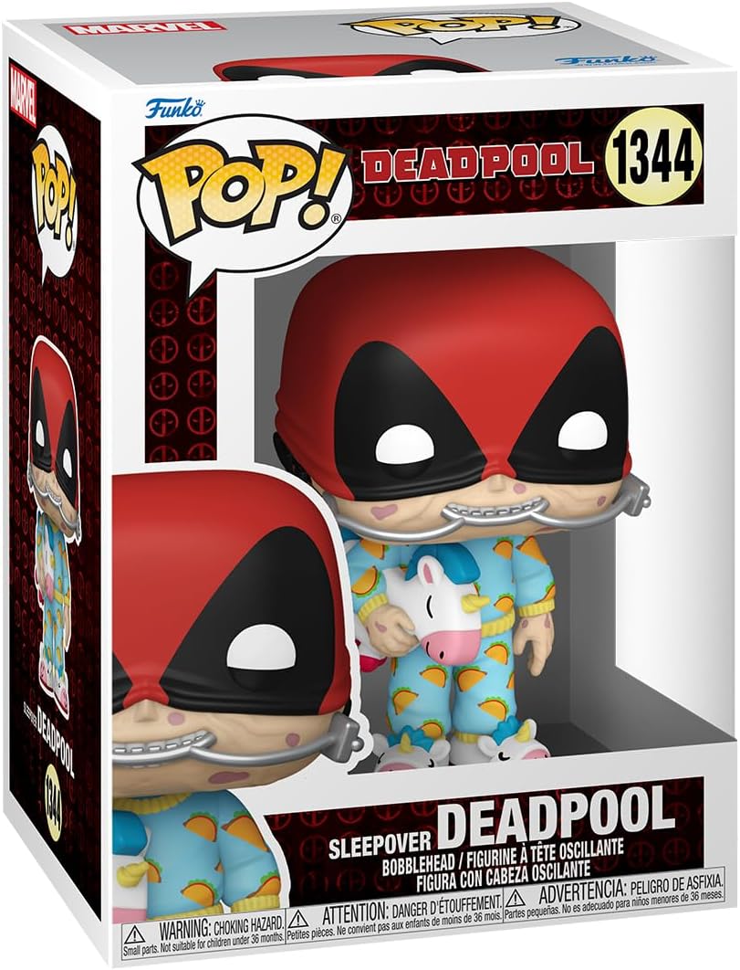 Figurina - Pop! Deadpool - Sleepover Deadpool | Funko - 1 | YEO