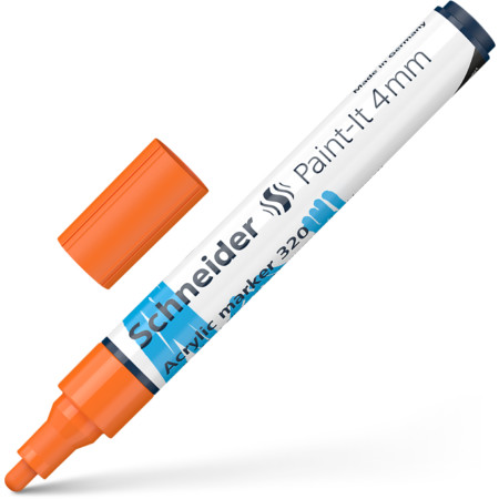 Marker acrilic - Paint-It - Portocaliu | Schneider - 2 | YEO