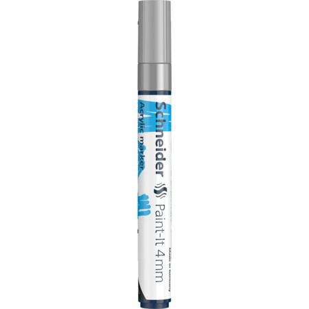 Marker acrilic - Paint-It - Argintiu | Schneider