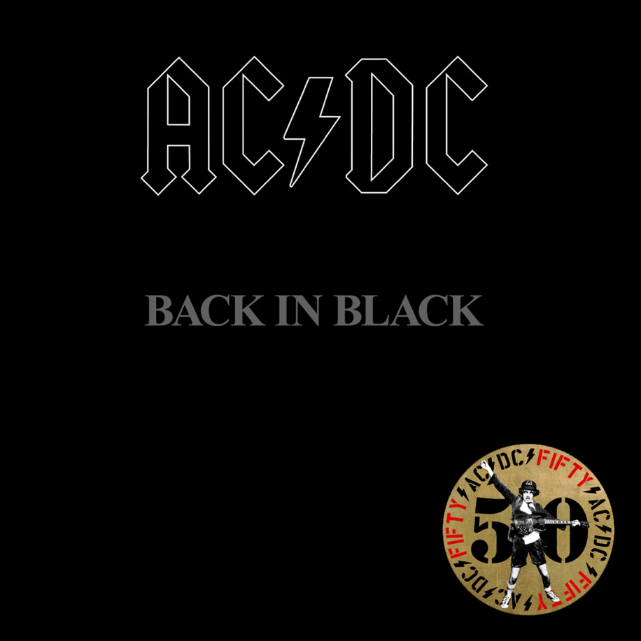 Back In Black (50th Anniversary) - Black & White Swirl Vinyl | AC/DC - 1 | YEO