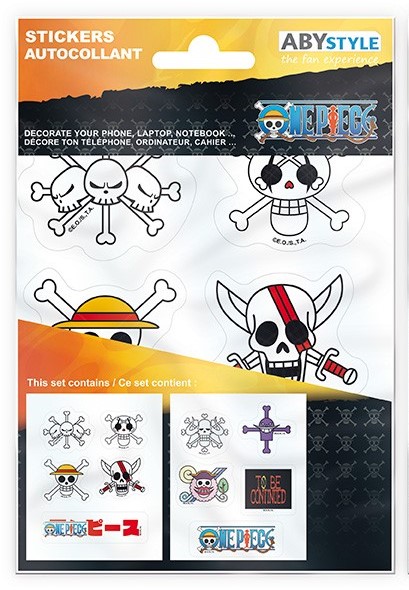 Set stickere - One Piece - Emperors Skulls | AbyStyle - 2 | YEO