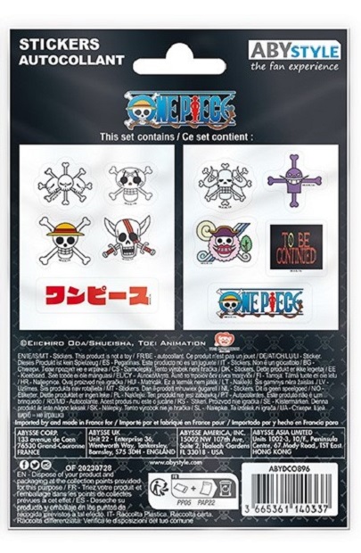 Set stickere - One Piece - Emperors Skulls