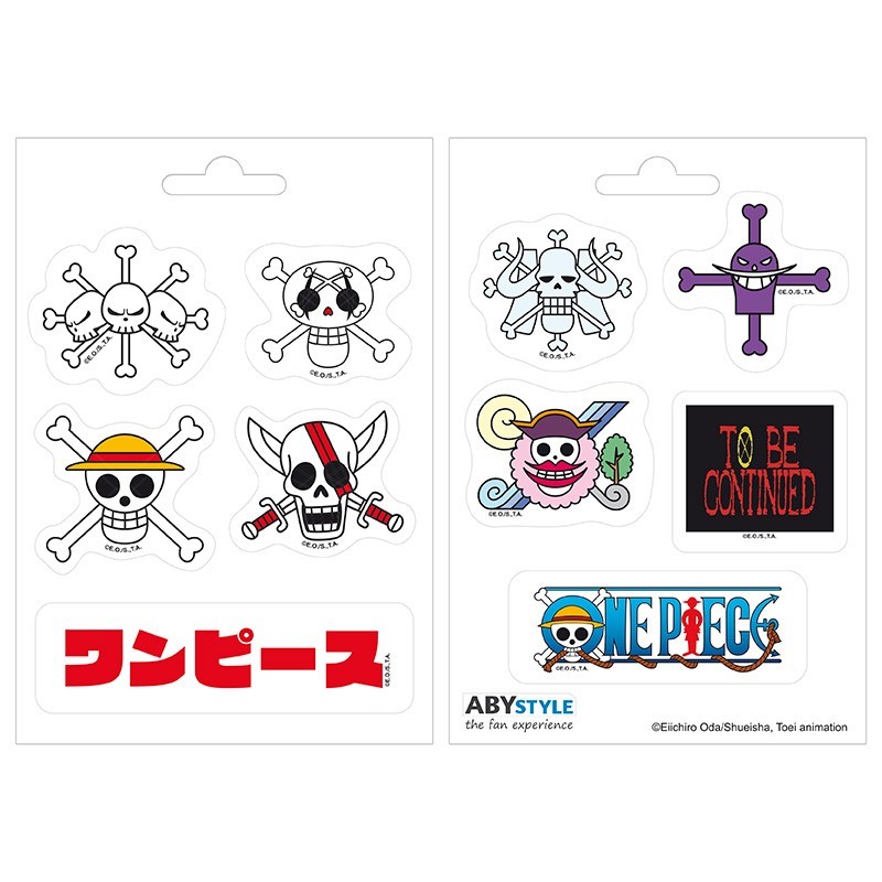 Set stickere - One Piece - Emperors Skulls | AbyStyle - 1 | YEO