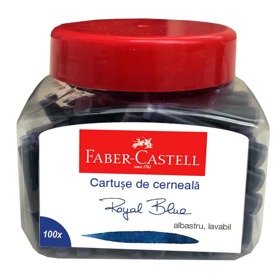 Set 100 patroane - Faber-Castell - Royal Blue | Faber-Castell