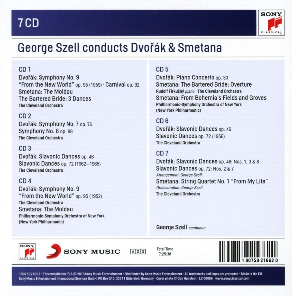 George Szell Conducts Dvorak and Smetana | George Szell - 1 | YEO