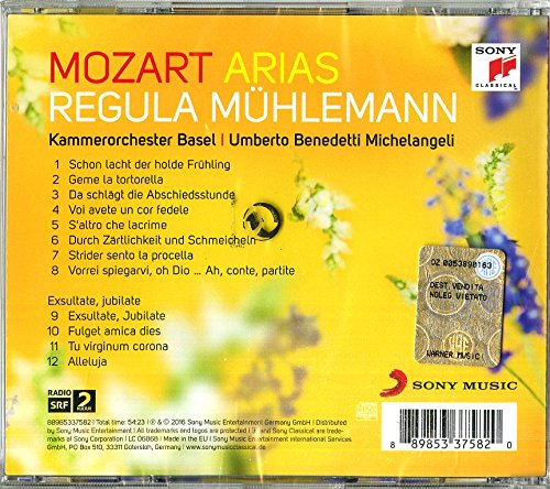 Mozart Arias | Regula Muhlemann, Kammerorchester Basel, Umberto Benedetti Michelangeli