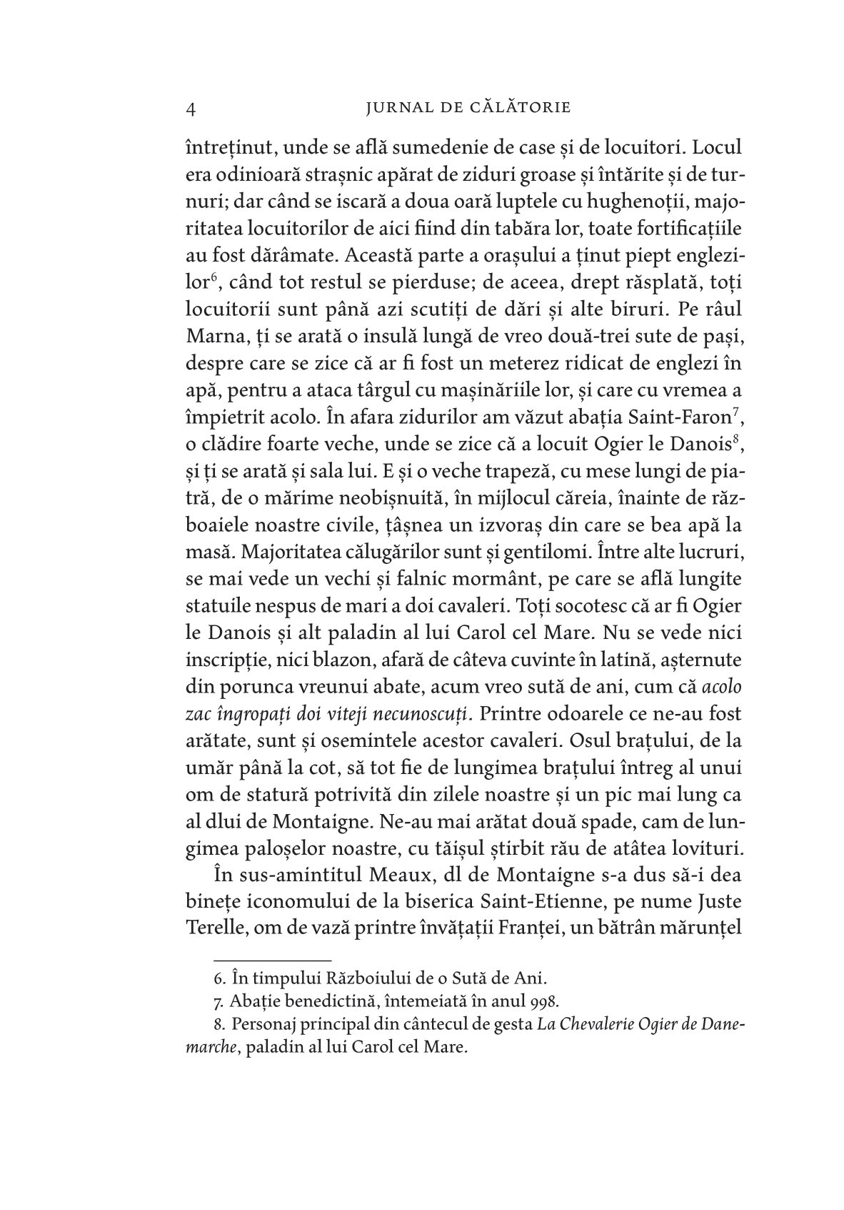 Jurnal de calatorie. Scrisori | Michel De Montaigne - 9 | YEO