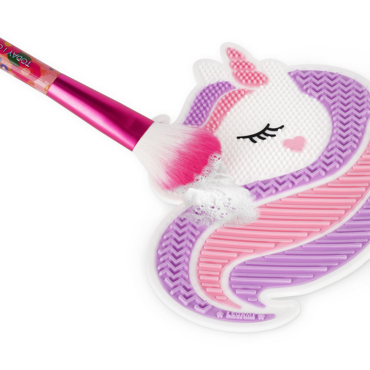 Tampon curatare pensule machiaj - Brush It Off! - Unicorn | Legami