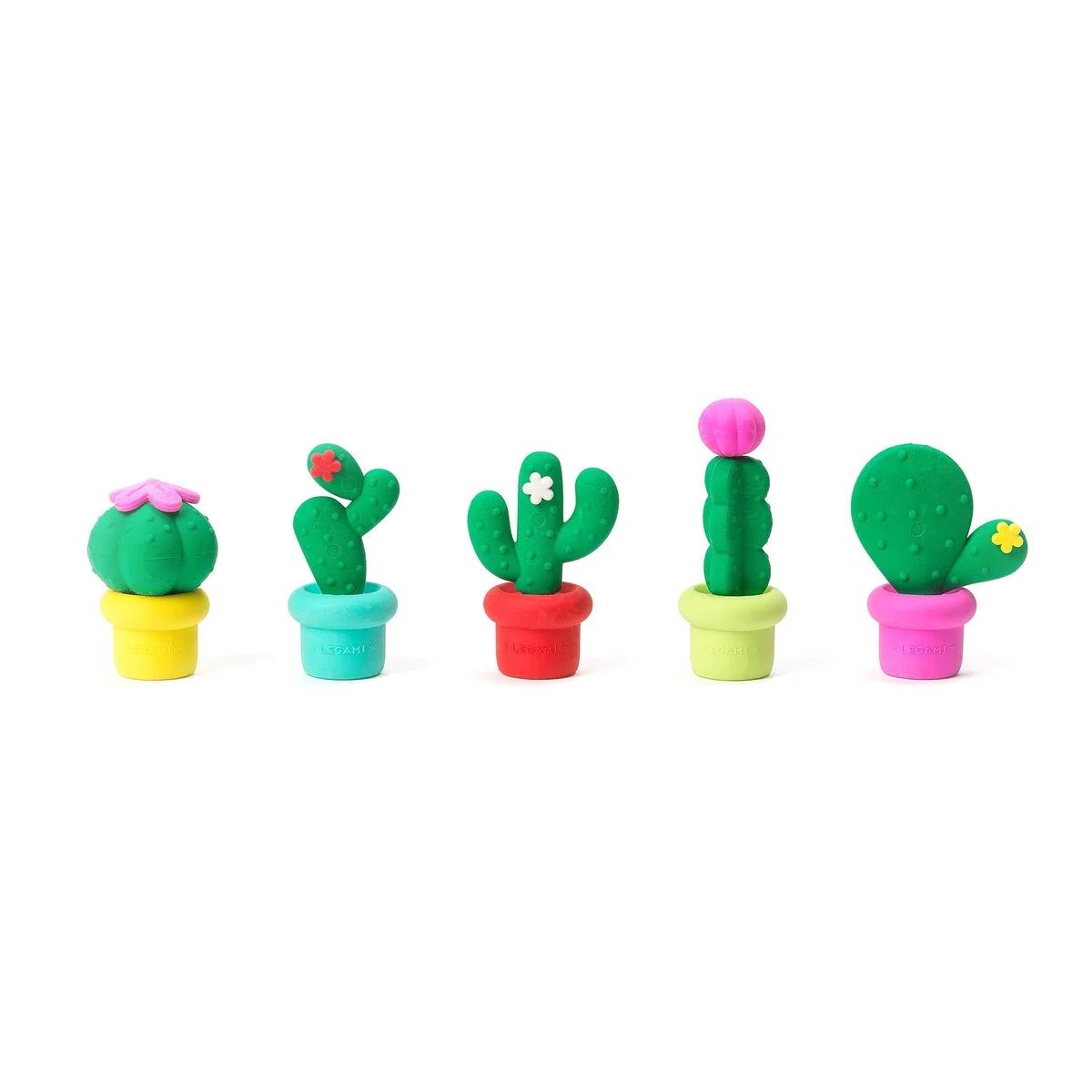 Set 5 radiere parfumate - Free Hugs - Cactus | Legami