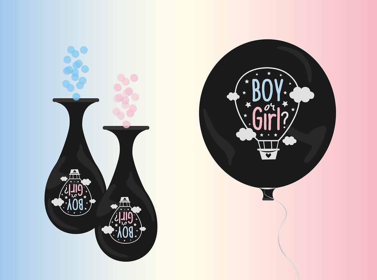 Kit pentru dezvaluire gen - Gender Reveal Party Kit | Legami - 1 | YEO