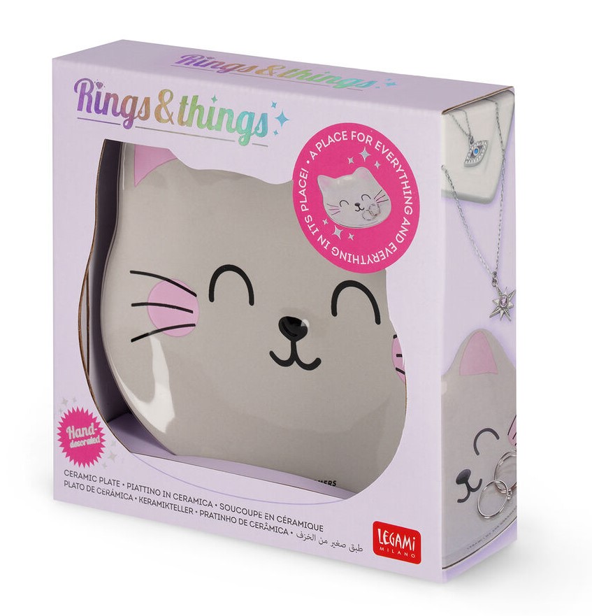 Tava organizator - Rings & Things - Kitty | Legami - 1 | YEO