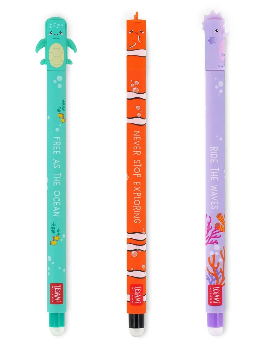 Set 3 pixuri - Erasable Pen - Under the Sea | Legami - 4 | YEO