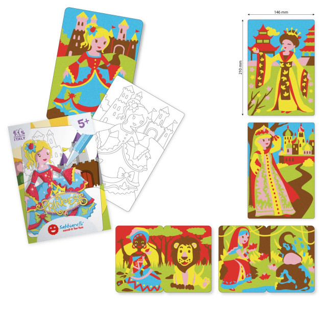 Set creativ - Coloreaza cu nisip - Printese | Sabbiarelli - 2 | YEO