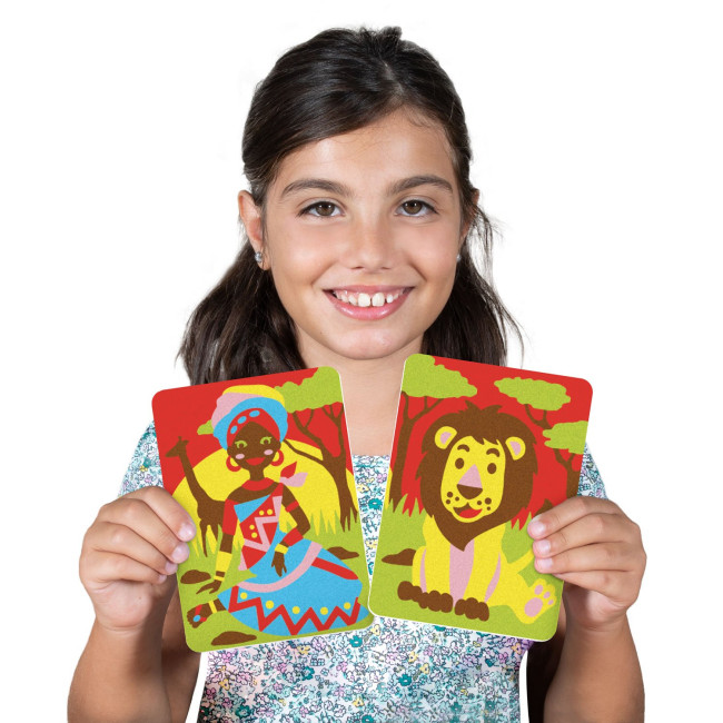 Set creativ - Coloreaza cu nisip - Printese | Sabbiarelli - 4 | YEO