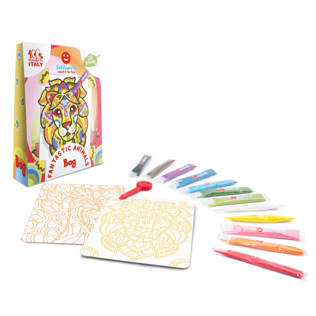 Set creativ - Coloreaza cu nisip - Animale fantastice | Sabbiarelli