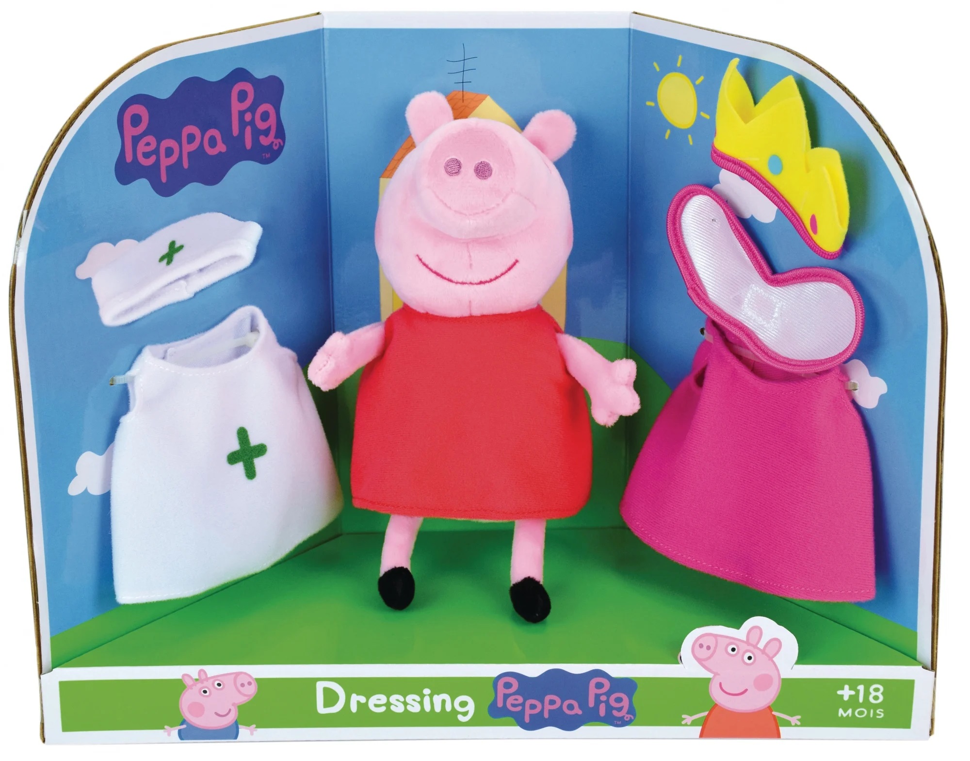 Jucarie de plus cu costumase de schimb - Peppa Pig | Jemini - 2 | YEO