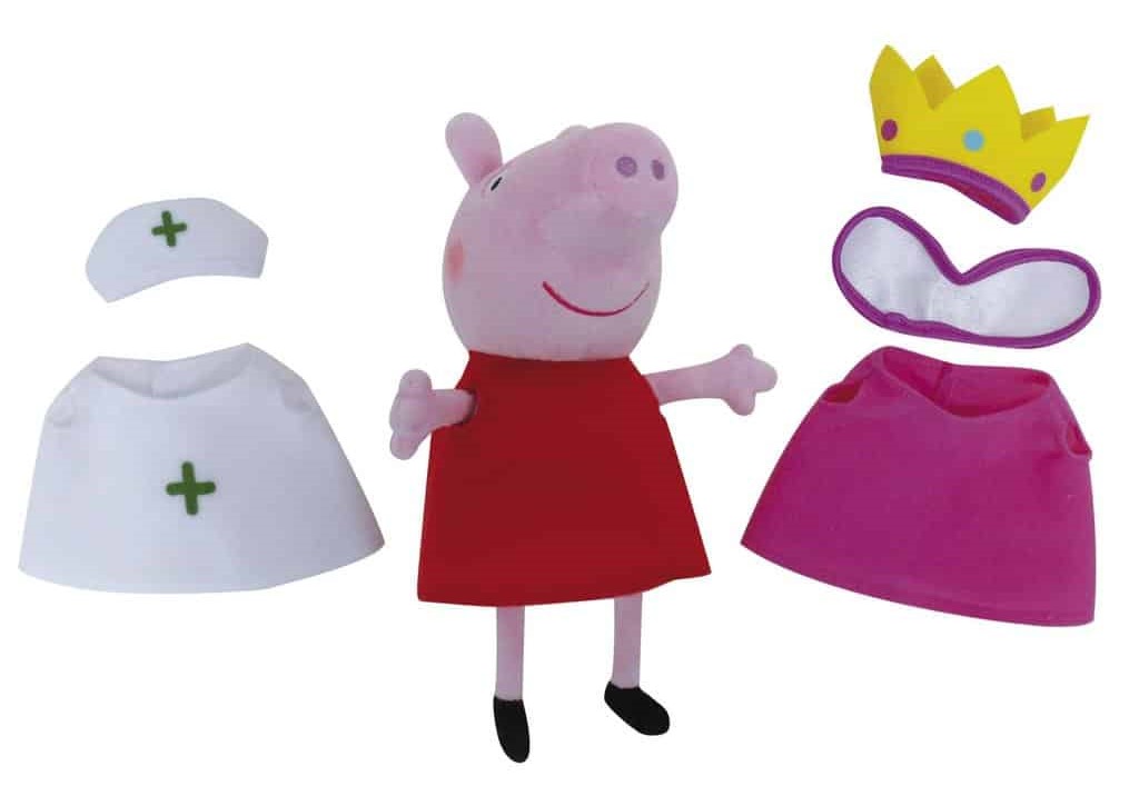 Jucarie de plus cu costumase de schimb - Peppa Pig | Jemini - 1 | YEO