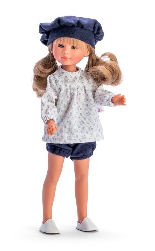 Papusa Celia cu pantalonasi albastri | Asivil