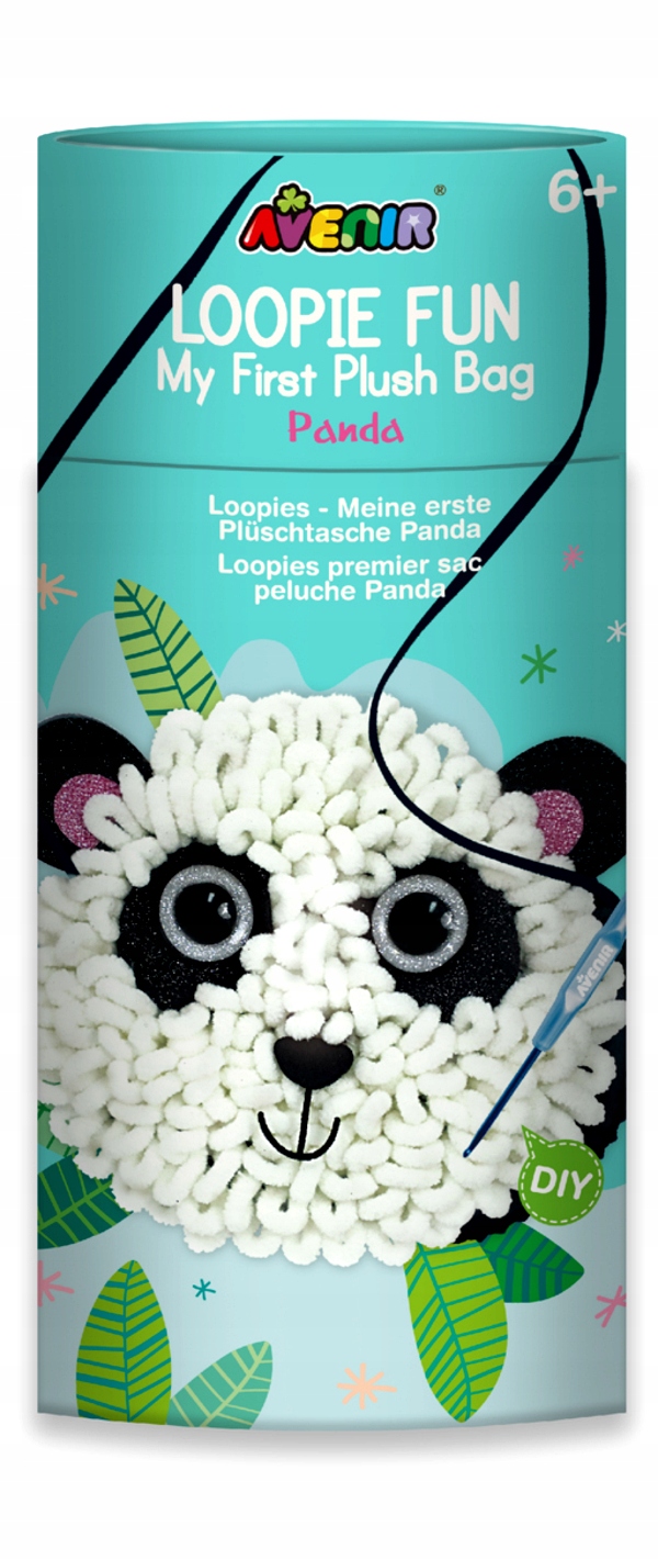 Set creativ - Loopie Fun - My First Plush Bag - Panda | Avenir