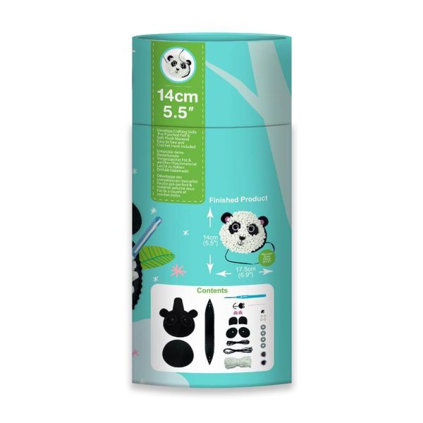 Set creativ - Loopie Fun - My First Plush Bag - Panda | Avenir - 2 | YEO