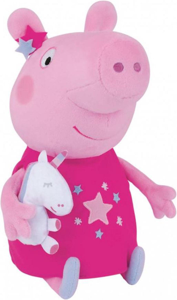 Jucarie de plus - Peppa Pig cu mascota unicorn | Jemini - 4 | YEO