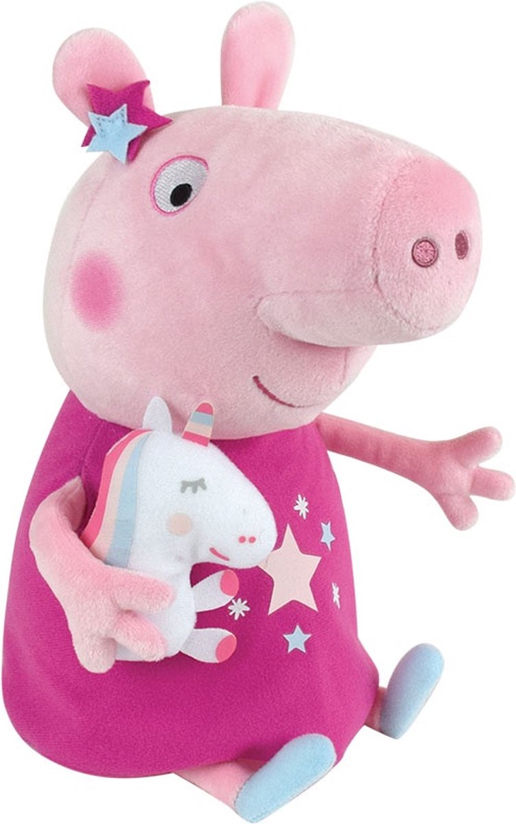 Jucarie de plus - Peppa Pig cu mascota unicorn | Jemini - 1 | YEO