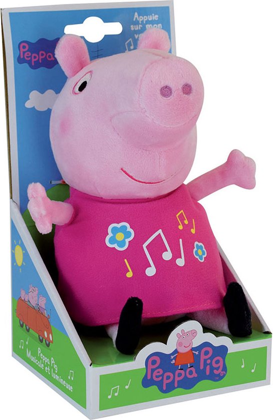 Jucarie de plus muzicala cu lumini - Peppa Pig | Jemini