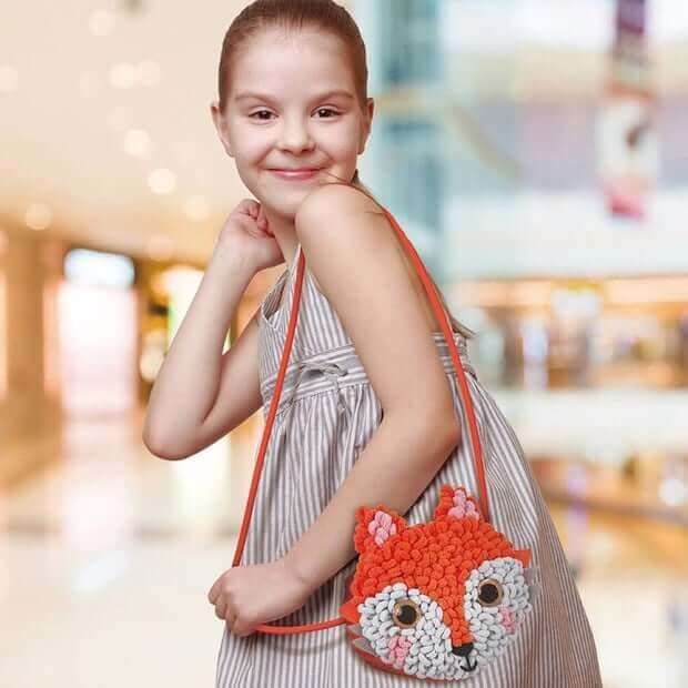 Set creativ - Loopie Fun - My First Plush Bag - Fox | Avenir - 3 | YEO