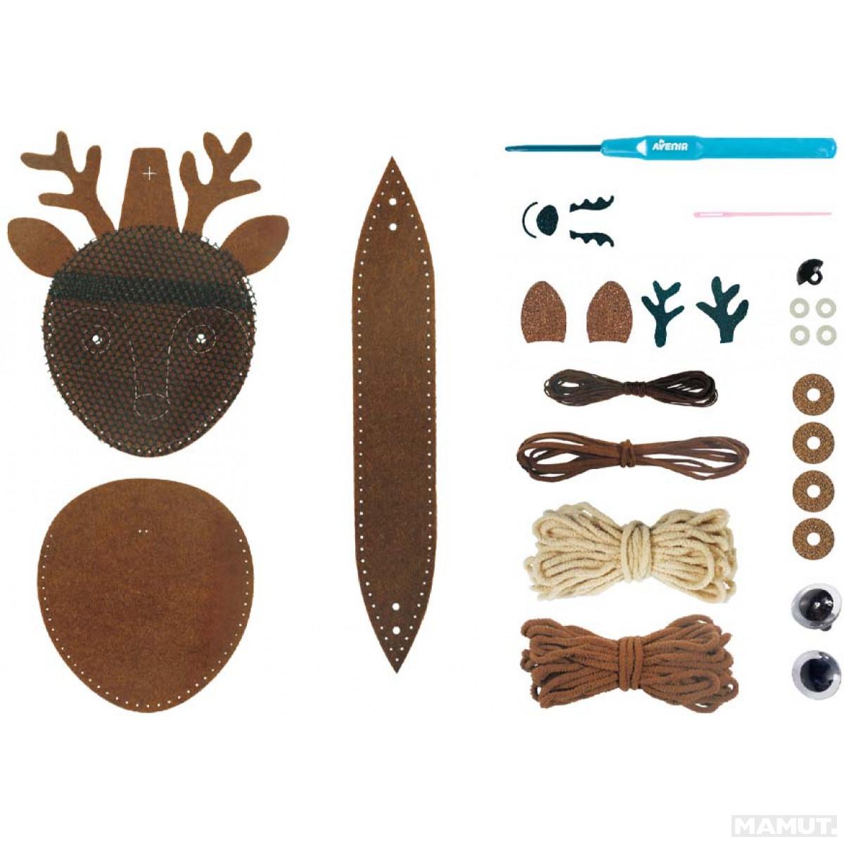 Set creativ - Loopie Fun - My First Plush Bag - Deer | Avenir - 1 | YEO