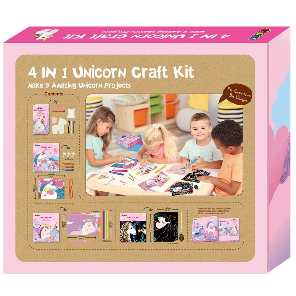 Set creativ 4 in 1 - Unicorni | Avenir