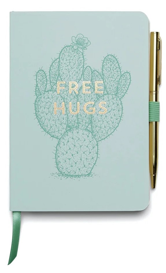 Carnet cu pix - Vintage Sass - Free Hugs | DesignWorks Ink