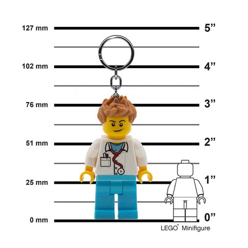 Breloc LEGO Iconic cu led - Doctor | LEGO - 2 | YEO