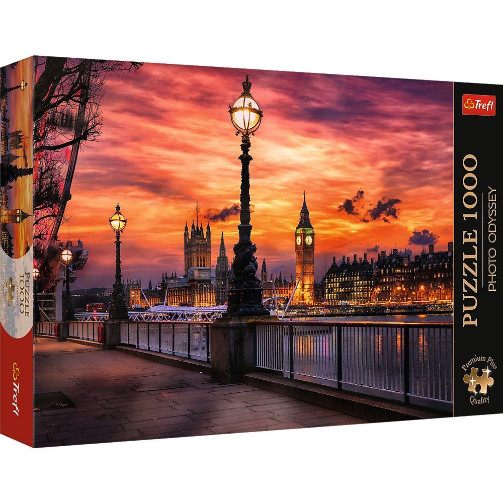 Puzzle Premium Plus Quality 1000 piese - Photo Odyssey - Big Ben, Londra | Trefl - 2 | YEO