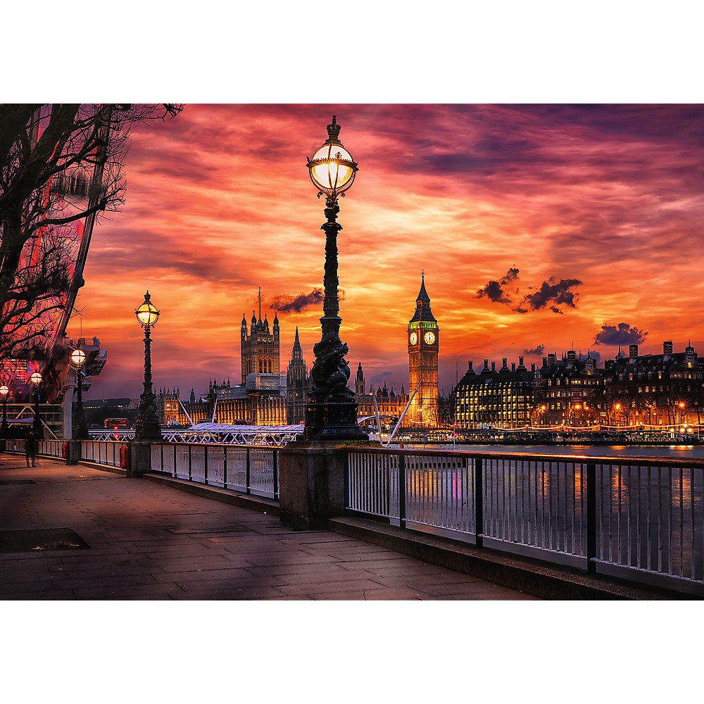 Puzzle Premium Plus Quality 1000 piese - Photo Odyssey - Big Ben, Londra | Trefl