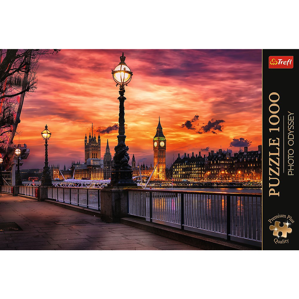 Puzzle Premium Plus Quality 1000 piese - Photo Odyssey - Big Ben, Londra | Trefl - 1 | YEO