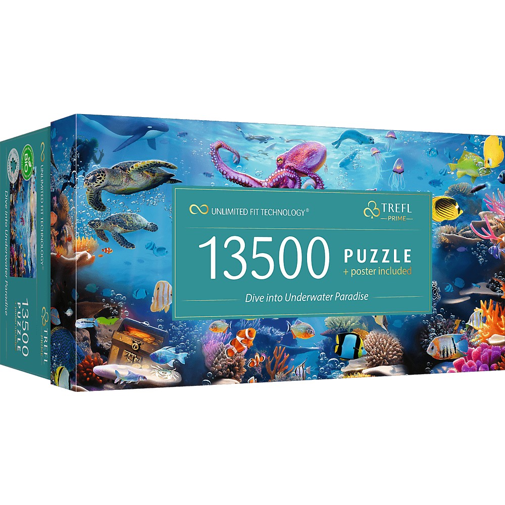 Puzzle Prime 13500 piese - Dive into Underwater Paradise | Trefl - 2 | YEO