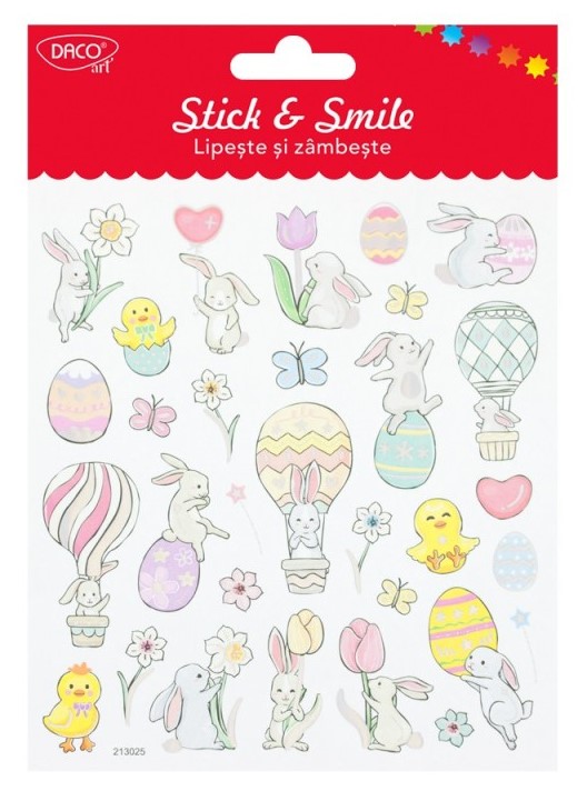 Stickere - Stick and Smile - Iepuri Paste | Daco