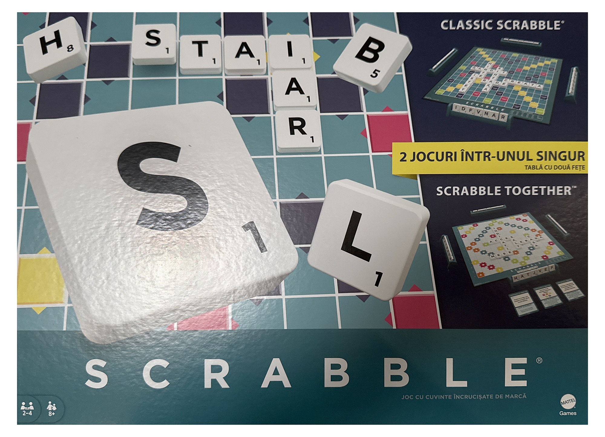 Joc - Scrabble 2 in 1 (RO) | Mattel