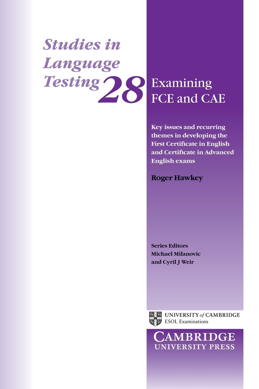 Examining FCE and CAE | Roger Hawkey