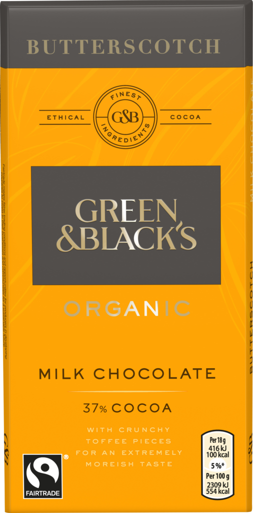 Ciocolata - Butterscotch Milk Chocolate, Organic 90g | Green&Black\'s