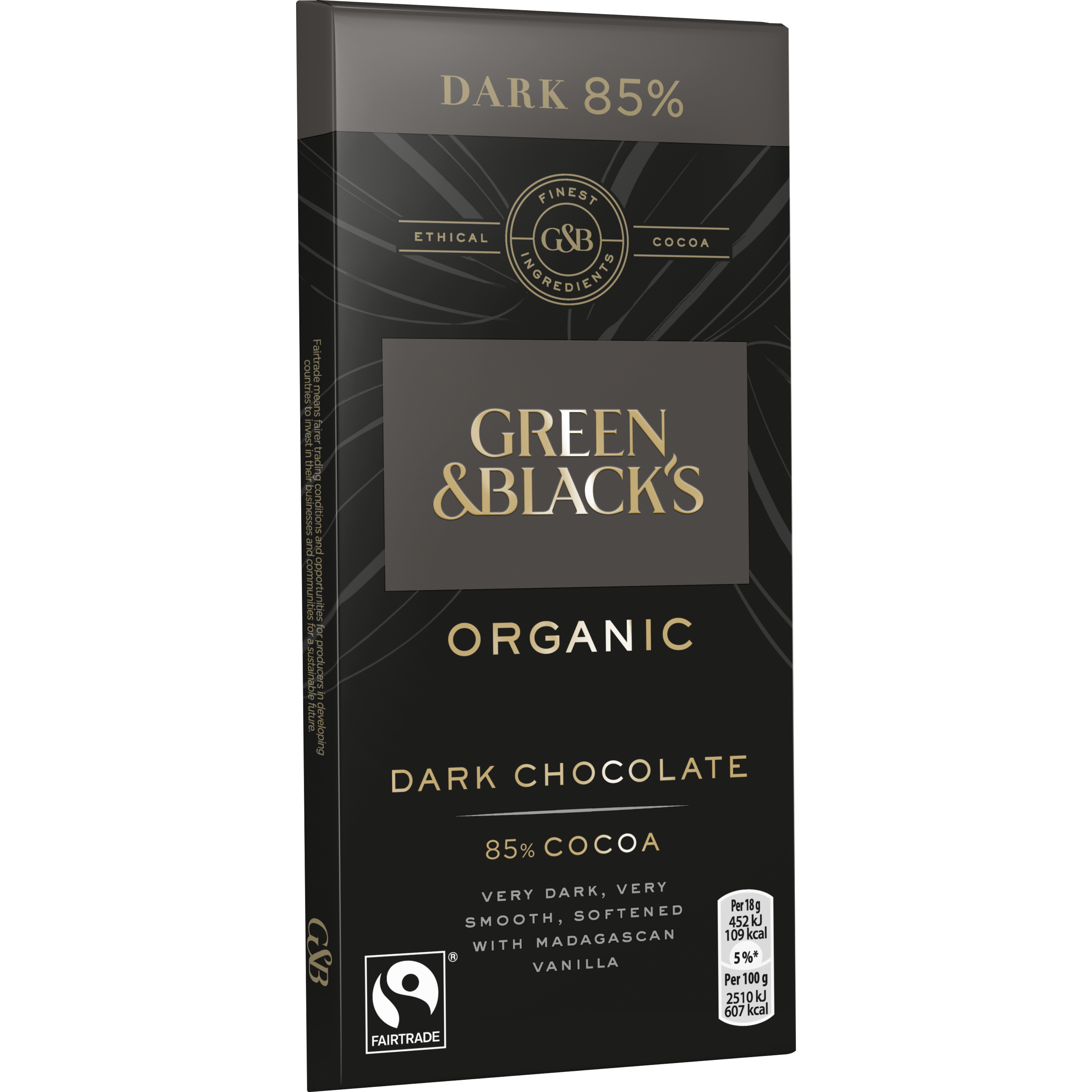 Ciocolata - 85% Cocoa Dark Chocolate, Organic 90g | Green&Black\'s