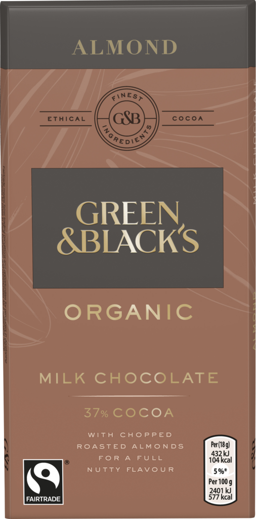 Ciocolata - Almond Milk Chocolate, Organic 90g | Green&Black\'s