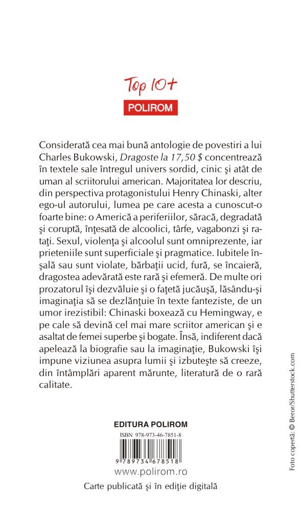 Dragoste la 17,50 $ | Charles Bukowski